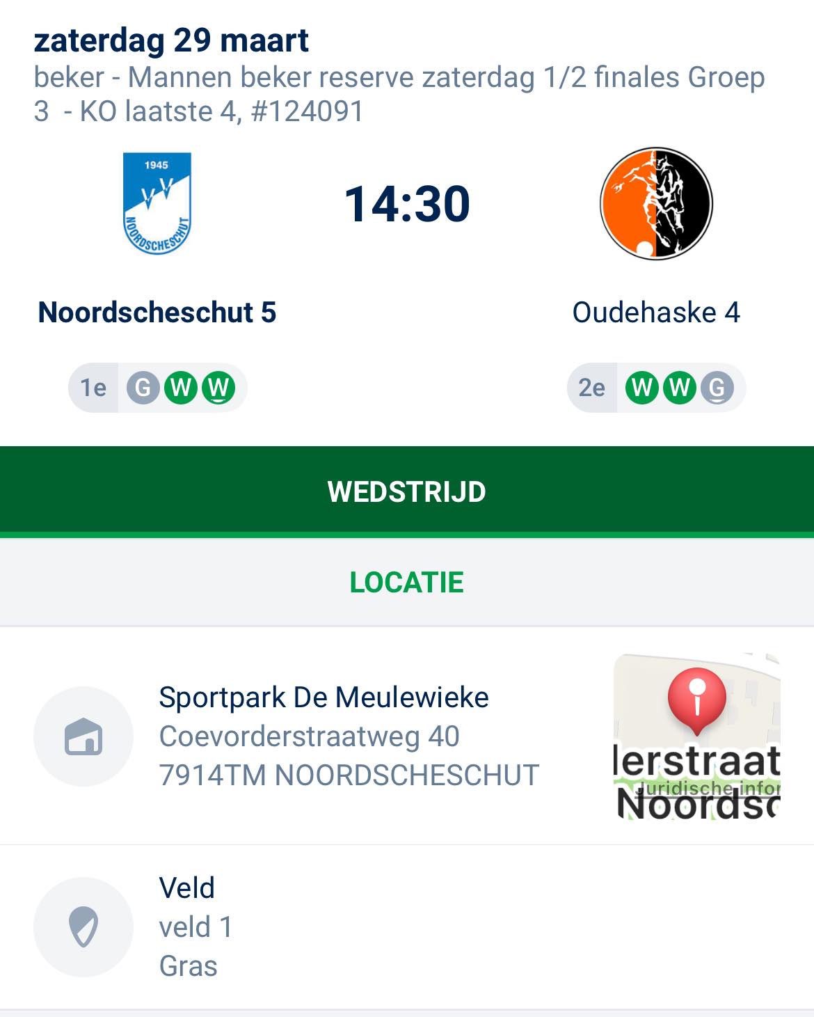 vv Noordscheschut 5 - Oudehaske 4
