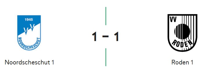 GEZAPIGE REMISE VOOR NOORDSCHESCHUT