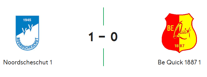 NOORDSCHESCHUT BEGINT MET OVERWINNING