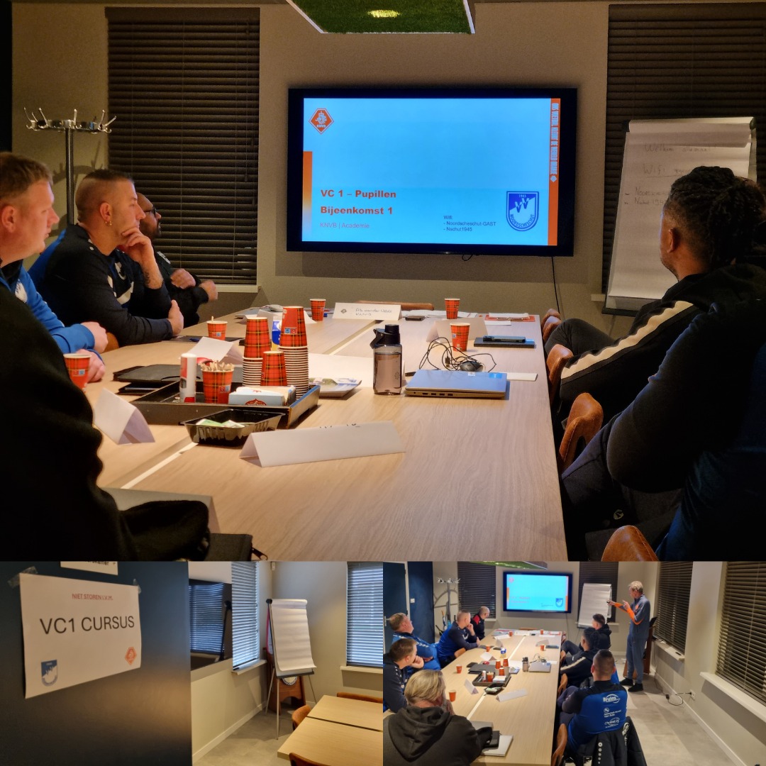 Geslaagde aftrap VC1 Cursus bij VV Noordscheschut!
