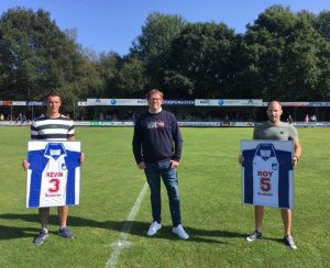 Eerste elftal Noordscheschut neemt afscheid van Roy Hooijer en Kevin van Dalen